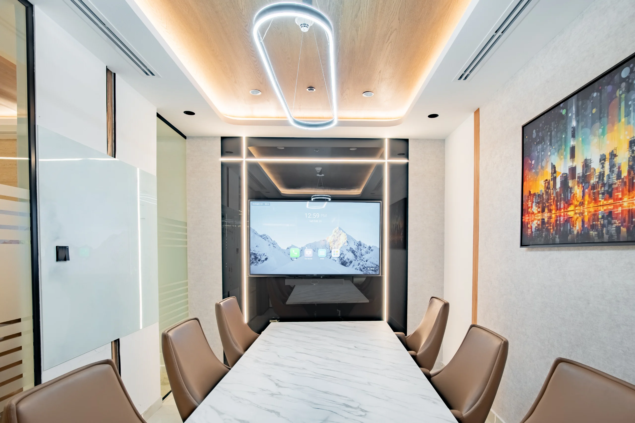 Meeting Room — Marble Table